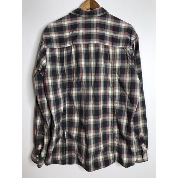 Buffalo David Bitton 2XL Plaid Gray Multicolor Long Sleeve Shirt - Picture 7 of 7